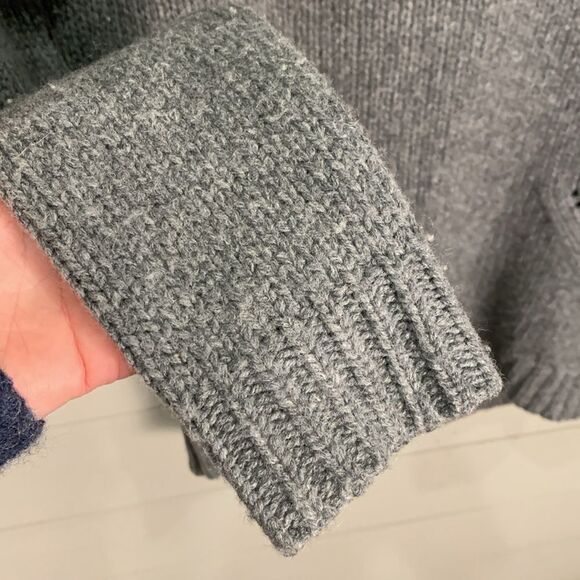 Catherine Malandrino wool and cashmere grey long sleeved sweater size XS - Picture 5 of 9